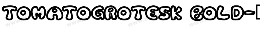 TomatoGrotesk Bold字体转换